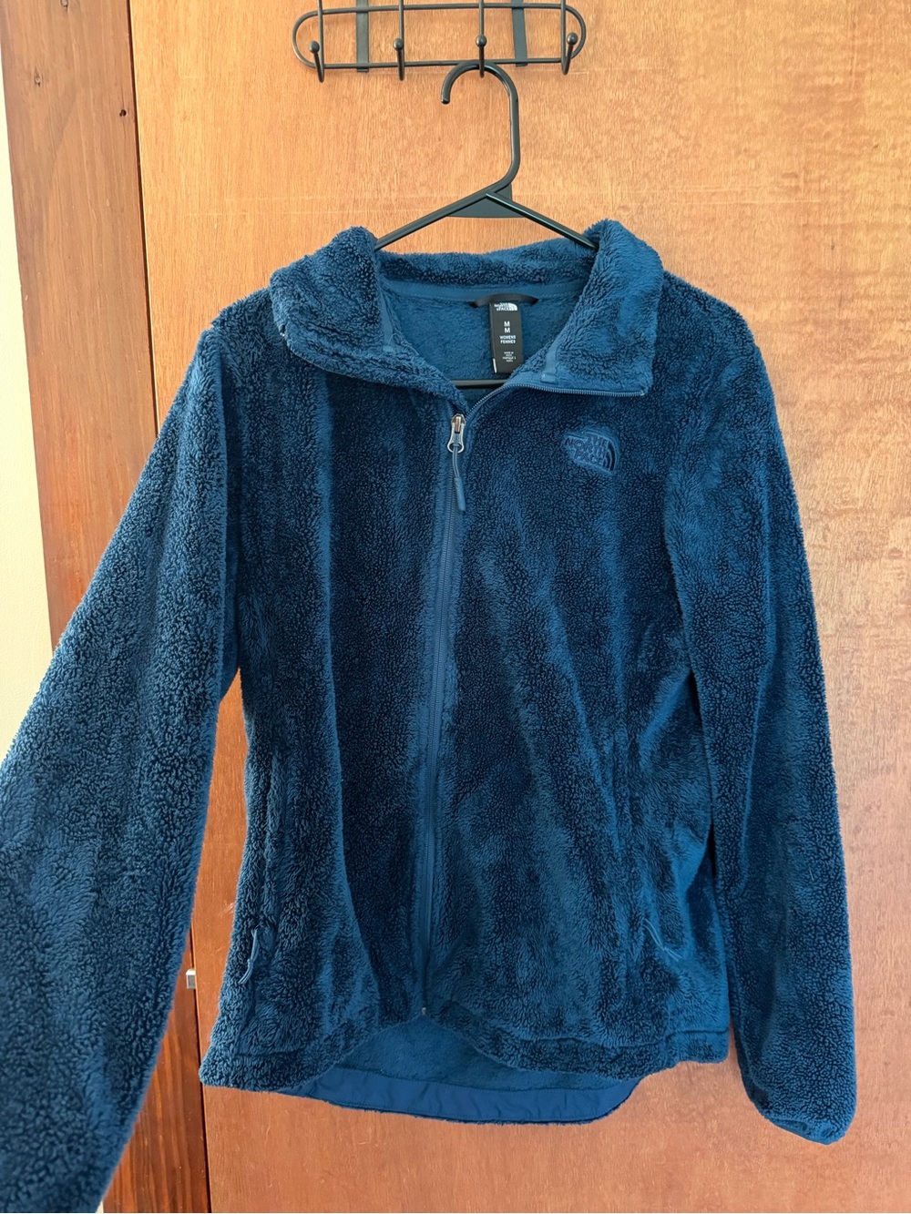 The North Face  Navy Blue Plush Full-Zip  Jacket